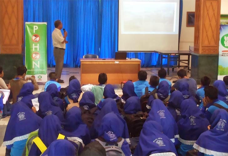 Kunjungan Sekolah MTs Al AMin Tabanan ke Balai Mangrove