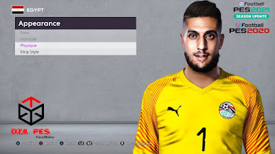 PES 2020 Faces Ahmed El Shenawy by Dzayer Pes