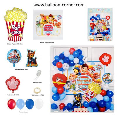 Paket Set HAPPY BIRTHDAY PAW PATROL (PBL-HM1061)