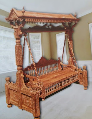 40 Beautiful Wooden Jhoola Designs | Wooden Jhula For Living Room