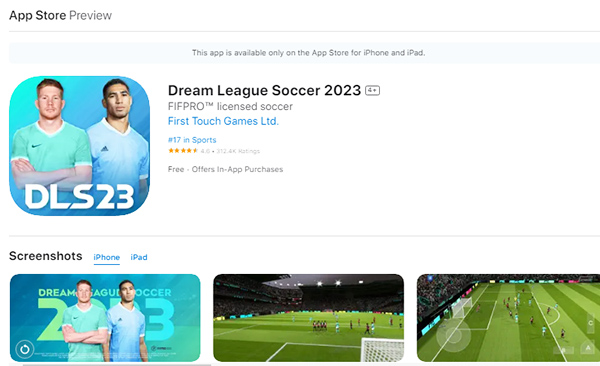 Dream League Soccer 2023 iOS - Tải DLS 2023 trên App Store a1