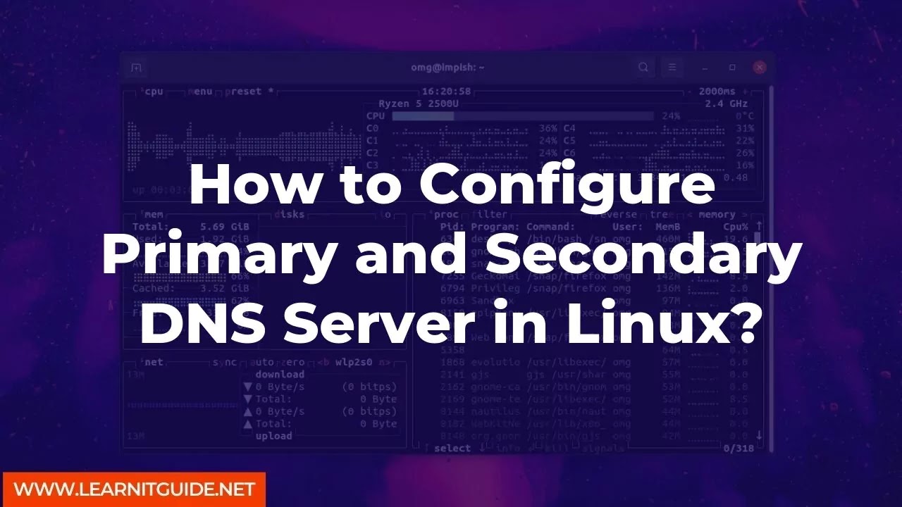 How to Configure Primary and Secondary DNS Server in Linux