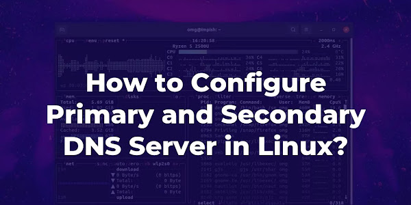 How to Configure Primary and Secondary DNS Server in Linux?