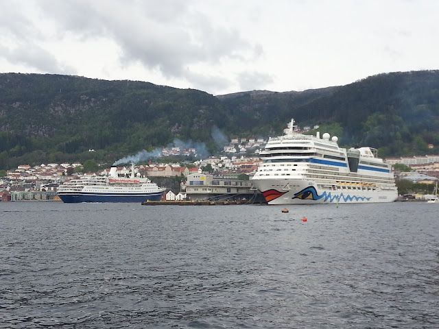 CMV Cruise ship Marco Polo in Bergen, Norway