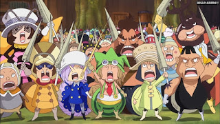 ワンピースアニメ ドレスローザ編 661話 小人族 Dwarves トンタッタ Tontatta | ONE PIECE Episode 661