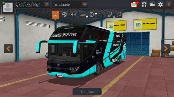 livery srikandi racing shd ice blue