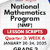 GRADE 3 NMP Lesson Scripts (Q3: WEEK 6) JANUARY 20-24, 2025