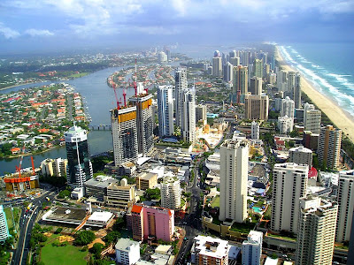 the gold coast queensland australia. Gold Coast is the 2nd most