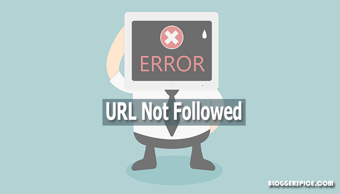 URL not followed error