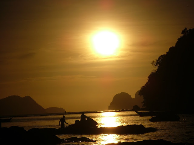 Pôr-do-sol em El Nido Filipinas