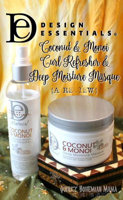 Design Essentials Coconut & Monoi Curl Refresher and Deep Moisture Masque {mixed hair care, hair products for mixed kids, biracial hair care} Curly Hair Products. Caring for biracial hair biracial hair care for toddlers biracial hair care products biracial hairstyles best hair products for biracial children's hair biracial hair care for babies mixed hair care routine best products to use on mixed hair Bohemian blog Bohemian mom blog Bohemian mama blog bohemian mama blog Hippie mom blog Offbeat mom blog offbeat home offbeat living Offbeat mama bohemian parenting blogs like Offbeat mama