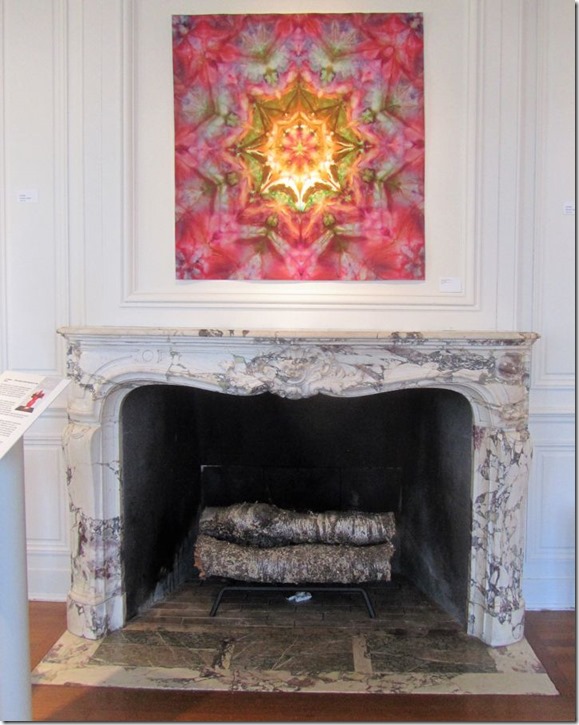 Jewel box over fireplace