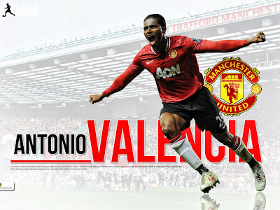 Wallpapers Antonio Valencia Manchester United (MU) 2012-2013