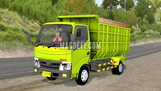 Mod Truck Hino Dutro Dump Muatan Batu Coral