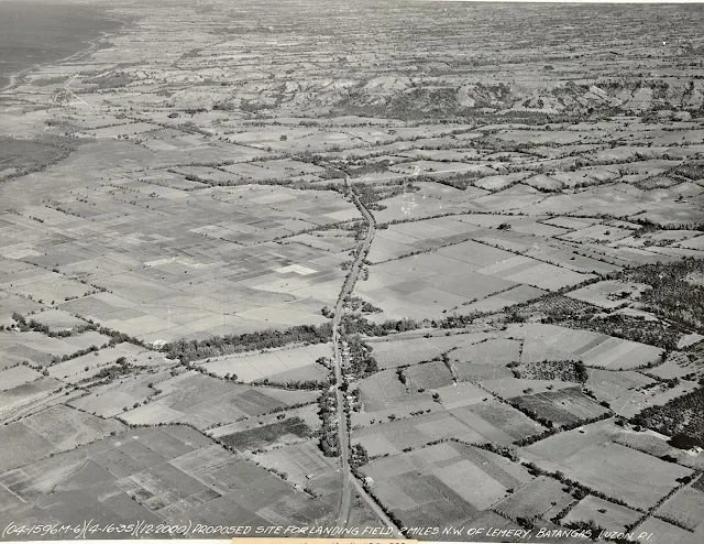 Proposed site for a landing field for Taal and Lemery in 1935.  Image source: United States National Archive.