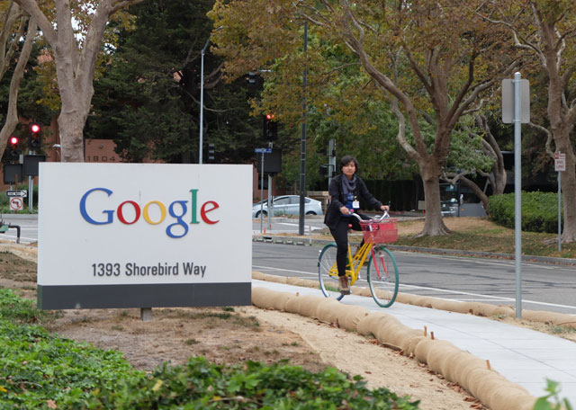 Fotofoto Kantor Pusat Google Mountain View California Amerika Serikat