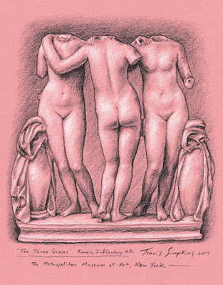 The Three Graces. Ancient Rome. The Metropolitan Museum of Art. by Travis Simpkins