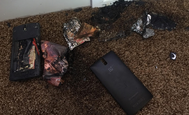 OnePlus One explodes while charging