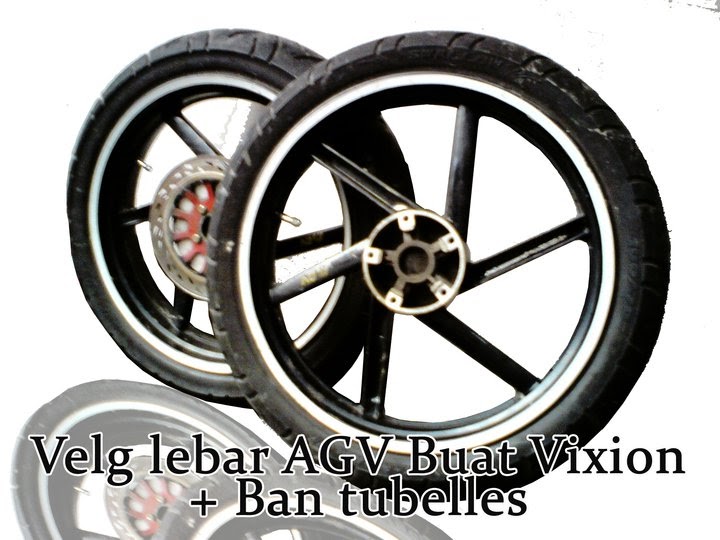 Variasi sepeda motor: Velg Lebar Buat Vixion