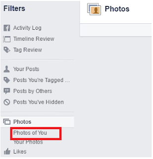 Cara Melihat Foto Yang di tandai Tag di Facebook Diunggah oleh Teman