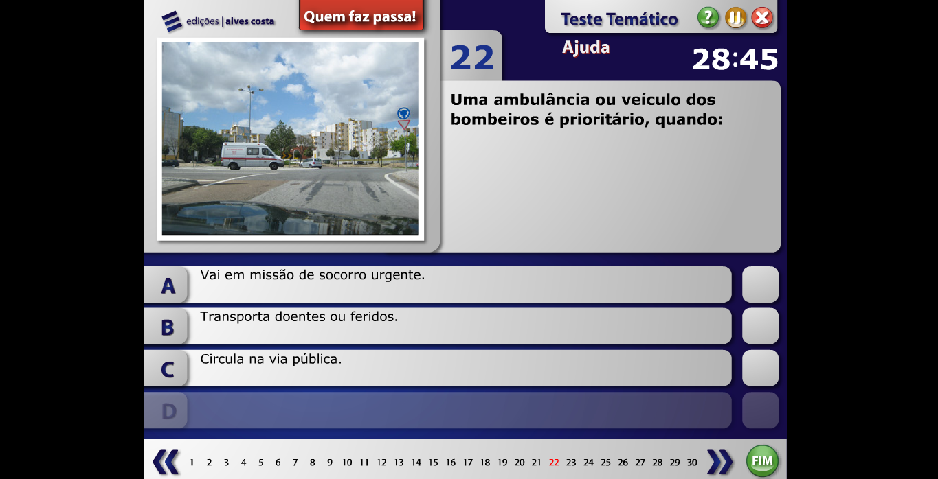 Tirar a Carta de Condução: CD de testes de código gratis