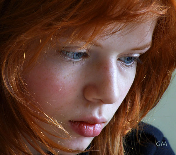 red hair little girl