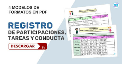 REGISTRO DE PARTICIPACIONES, TAREAS Y CONDUCTA