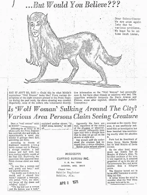 The Wolf Woman of Mobile Alabama Planet-Today.com