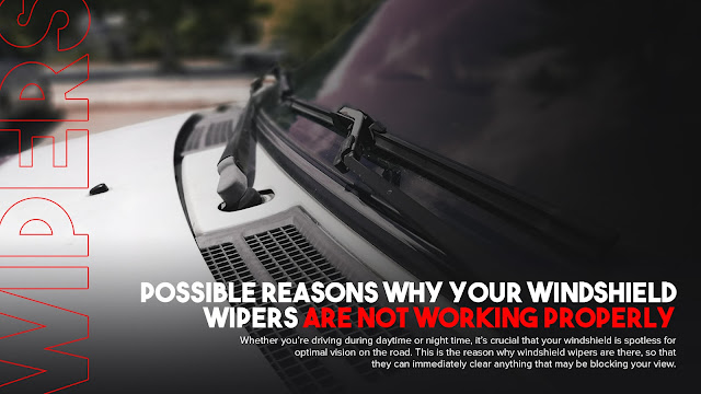 Here are some reasons why your wipers aren’t working. If you know how to fix any of these issues then it’s easier to get your wipers back on track but if you don’t, you can always take your car to a car repair shops to solve the problem immediately.