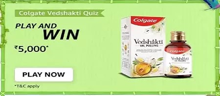 Colgate Vedshakti Oil Pulling does NOT contain which of the following ingredients?