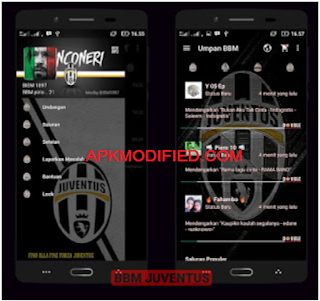 BBM Mod Juventus Versi 3.0.1.25 Apk Terbaru untuk Android