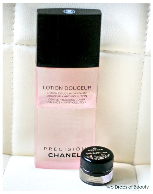 Chanel Lotion Douceur, Essence Gel Eyeliner