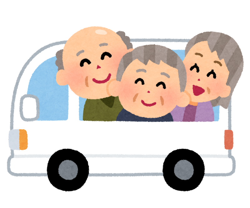 デイサービスの送迎車のイラスト かわいいフリー素材集 いらすとや