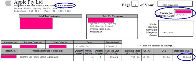 invoice