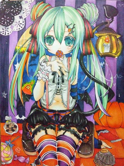  Vocaloid Halloween anime 