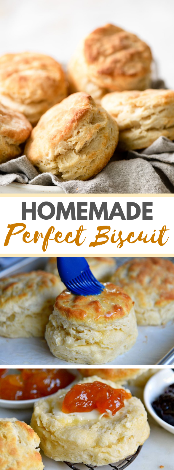 THE BEST HOMEMADE BISCUIT RECIPE #breakfast #dinner