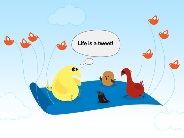 Twitter Comics life is a tweet