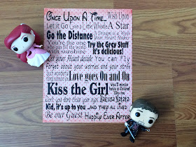 All I need to know in life I learned from a Disney song.  Get this free printable for your home or party and always remember to "go the distance", "kiss the girl", and "let your heart decide."