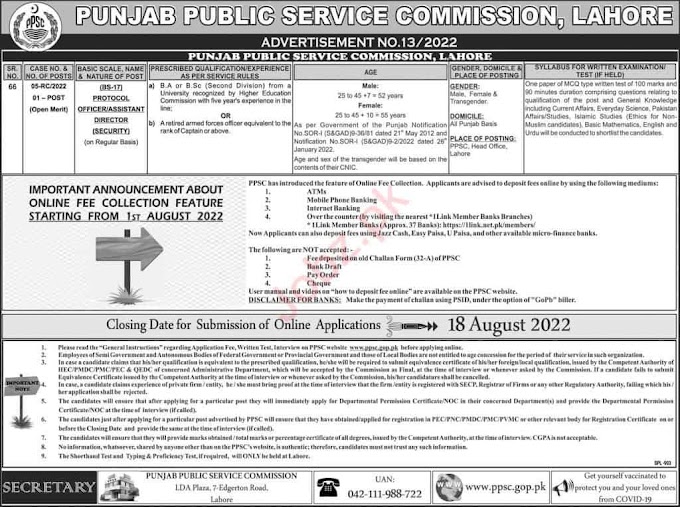 PPSC jobs 2022 – Punjab Public Service Commission jobs 2022
