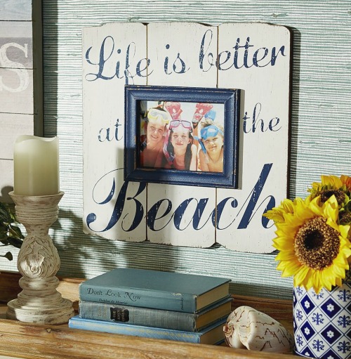 beach wood picture frames