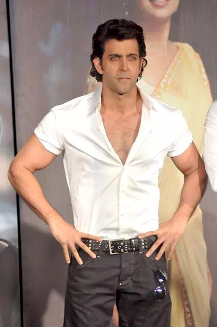 Hrithik Roshan Slicked Back Hairstyle