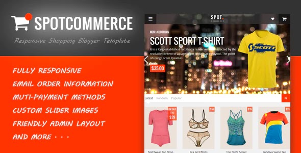 Spotcommerce Blogger Template