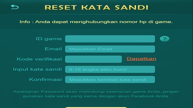 Cara Ganti Password Higgs Domino Akun Facebook Lupa Nomor HP