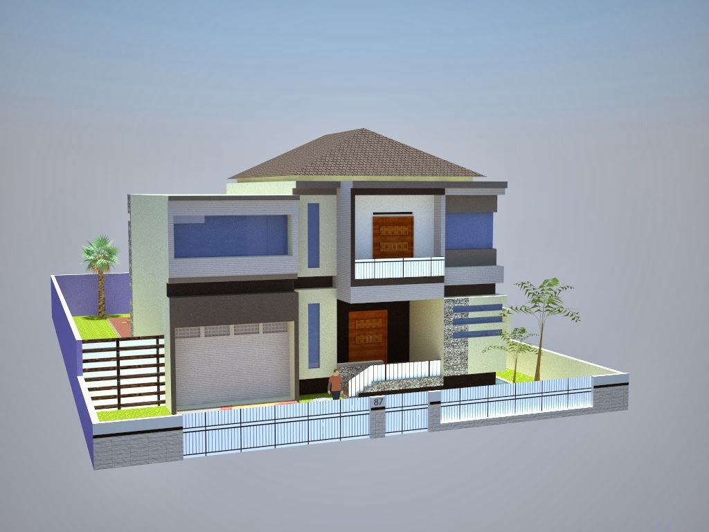 Contoh Desain Rumah Sederhana Minimalis - Desain Denah Rumah Minimalis 