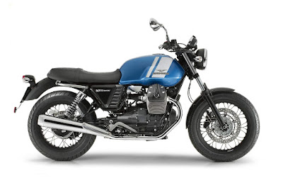 Moto-Guzzi V7 blue/white 2015