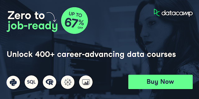 Ending Soon! Go from zero to job ready through DataCamp with 67% off a yearly subscription.