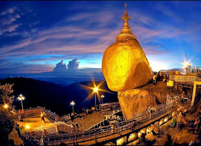 Vé máy bay đi Myanmar-Chùa Đá Vàng- Golden Rock