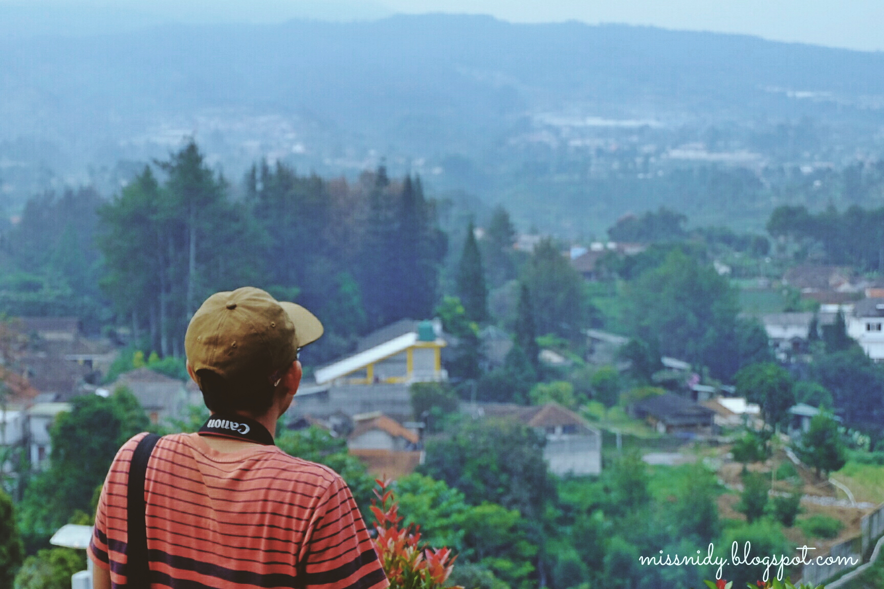 pemandangan di trizara resort lembang