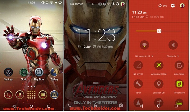 Iron Man theme for Cyanogenmod 12 ( Cm12 )