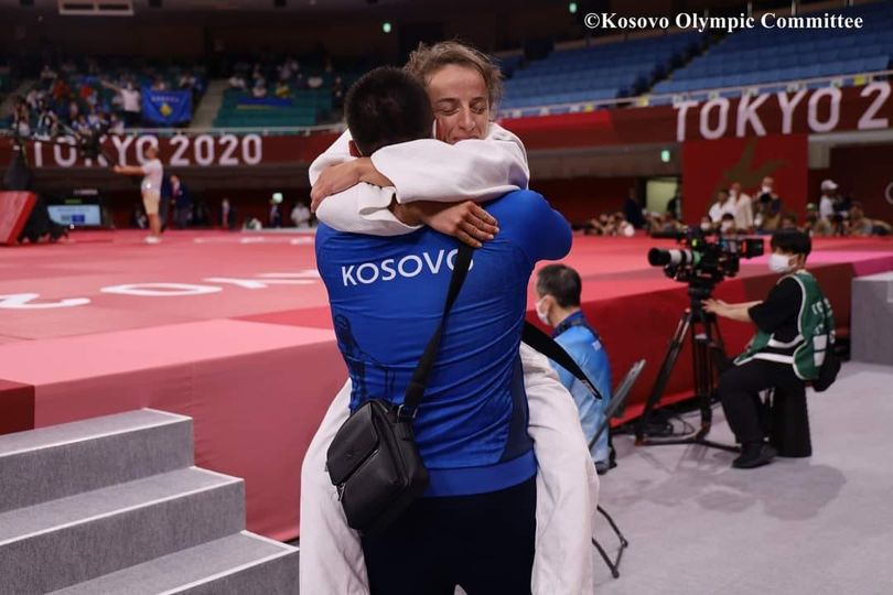 Distria Krasniqi wins the second Golden Olimpic medal